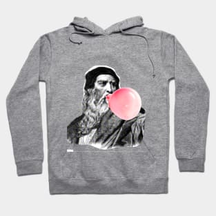 DAVINCI with pink bubble gum Hoodie